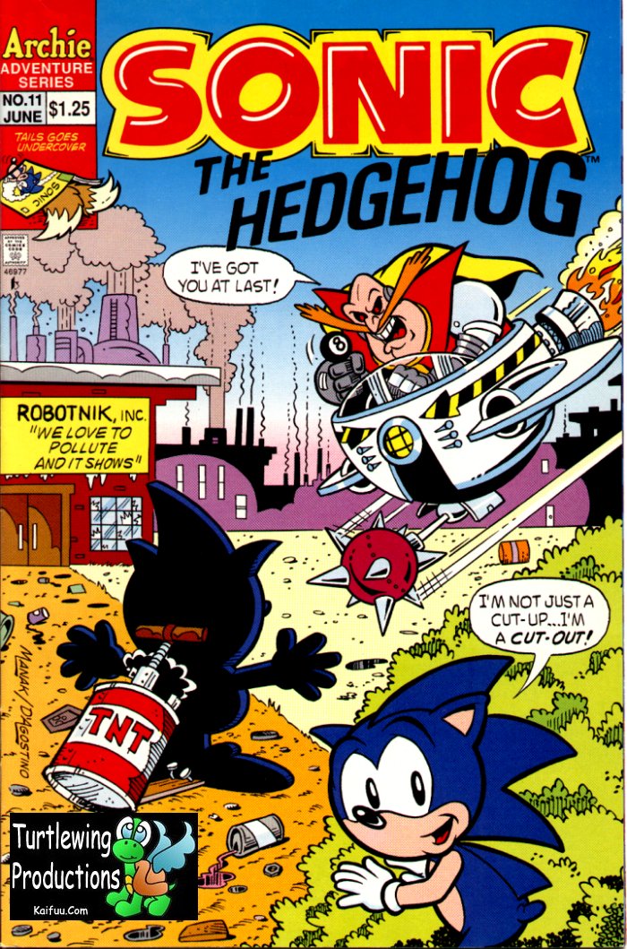 Sonic - Archie Adventure Series June 1994 Cover Page